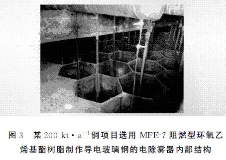 图3 某200kt·a-1铜项目电除雾器内部结构