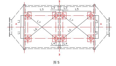 阴极吊挂绝缘子支座定位应与电场顶部框架盖轴线A-A 和横向进行分中