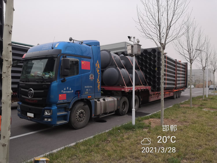 河北威美环保四川黄磷湿式电除尘器项目开始发货